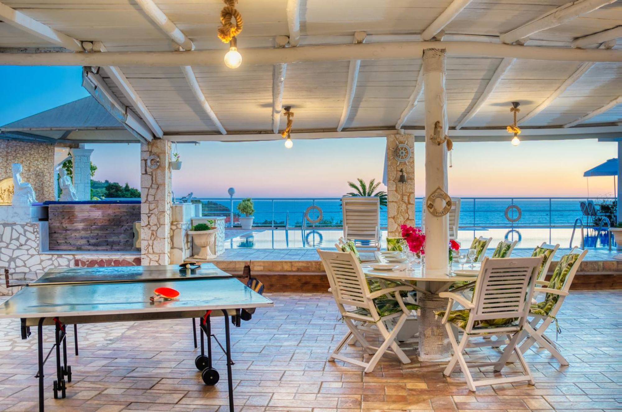 Sea View Villa Paramonas Парамонас Экстерьер фото