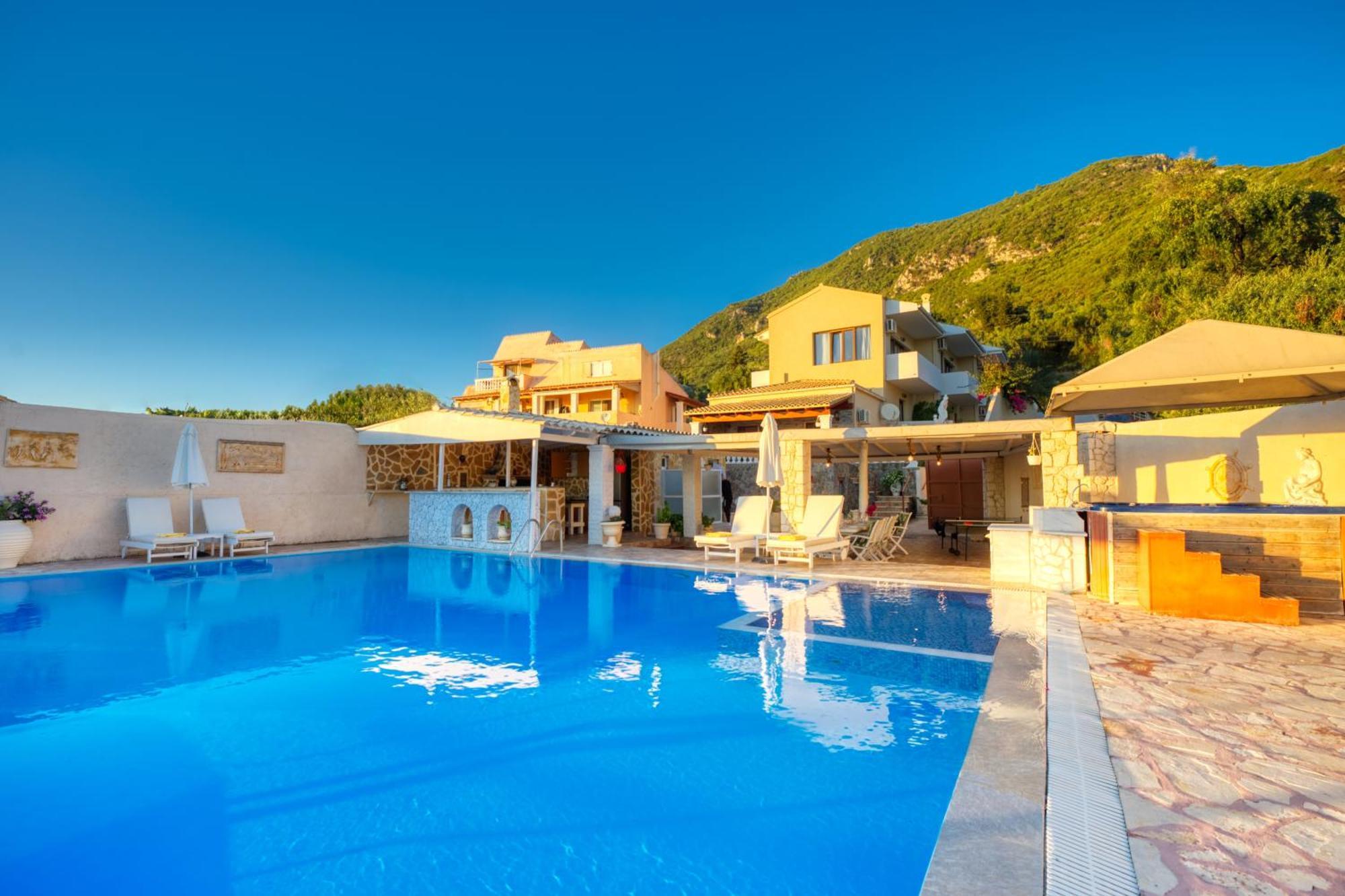 Sea View Villa Paramonas Парамонас Экстерьер фото