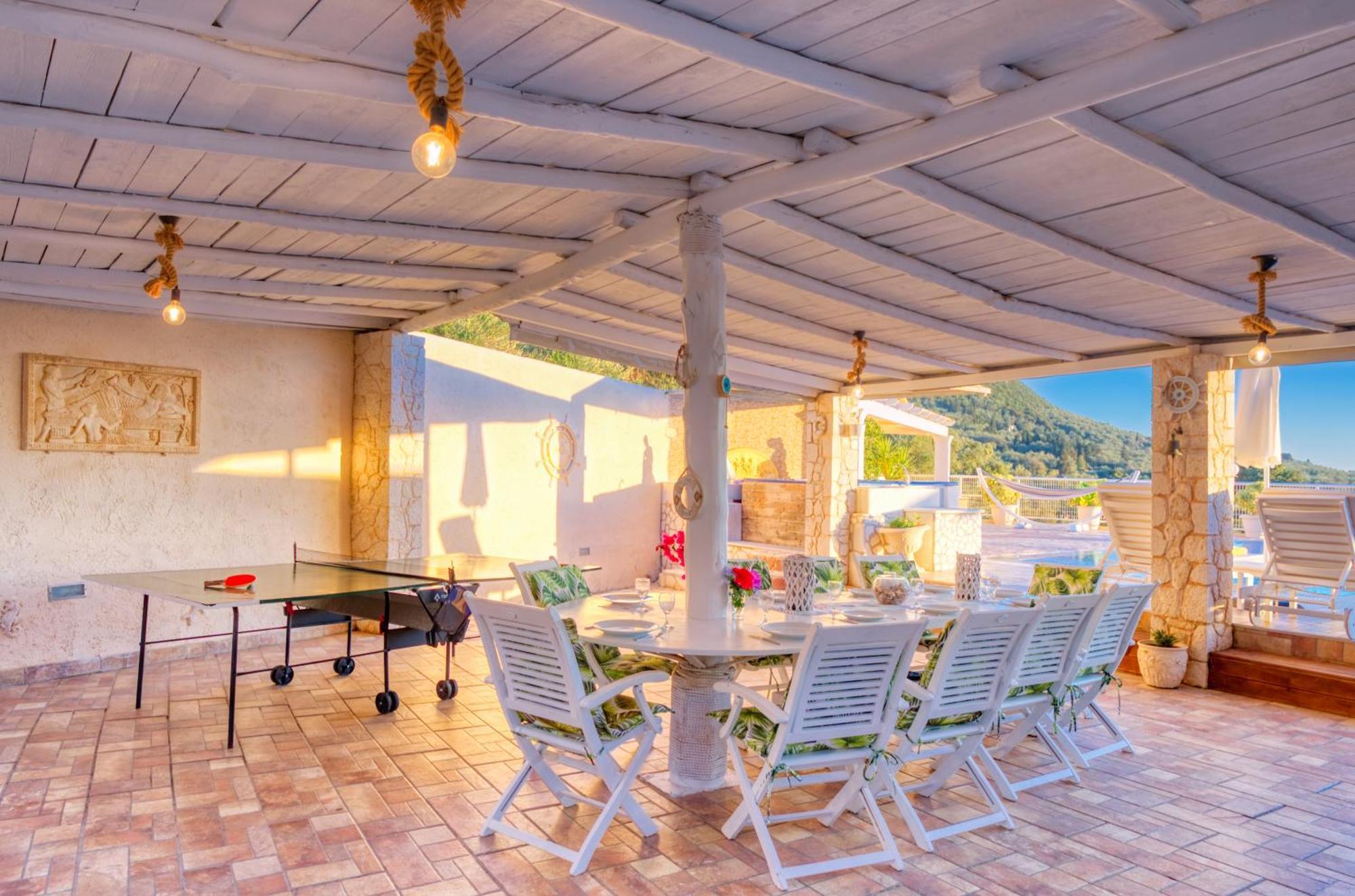 Sea View Villa Paramonas Парамонас Экстерьер фото