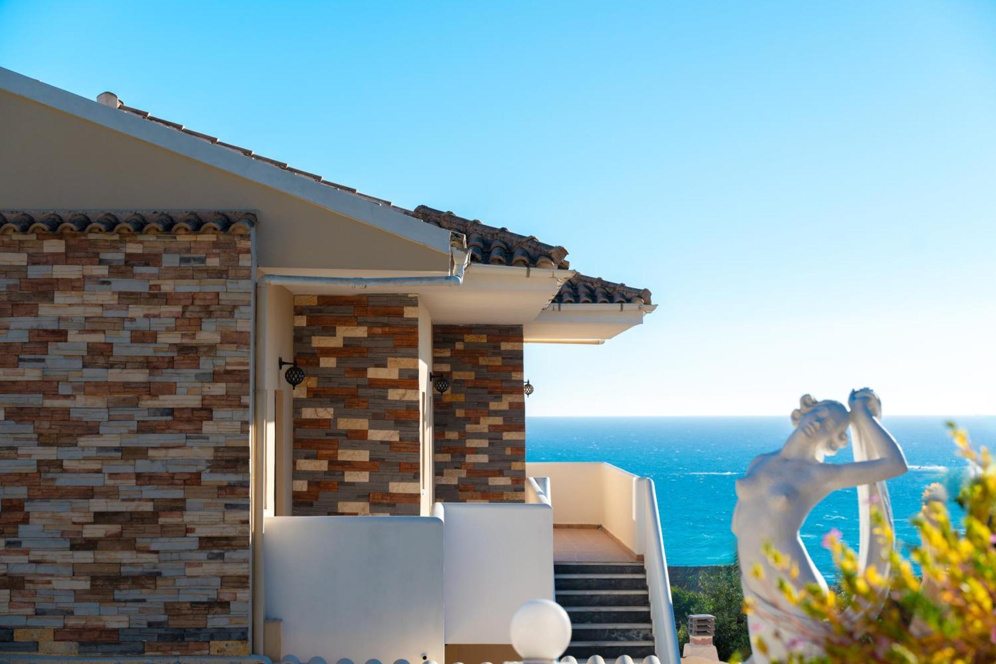 Sea View Villa Paramonas Парамонас Экстерьер фото